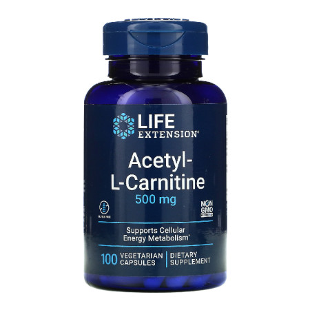 Life Extension Acetyl-L-Carnitine 500mg 100 vege kaps.