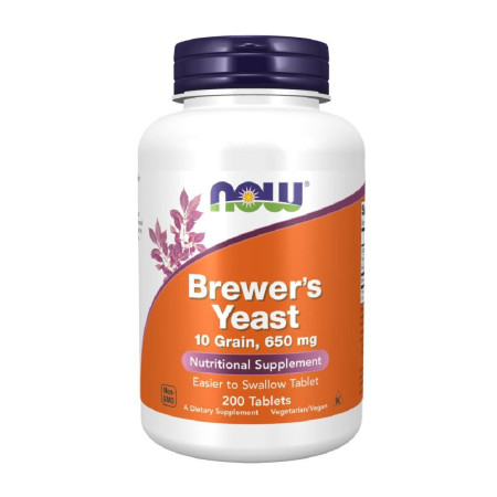 Now Brewer's Yeast 650mg 200 tabl.