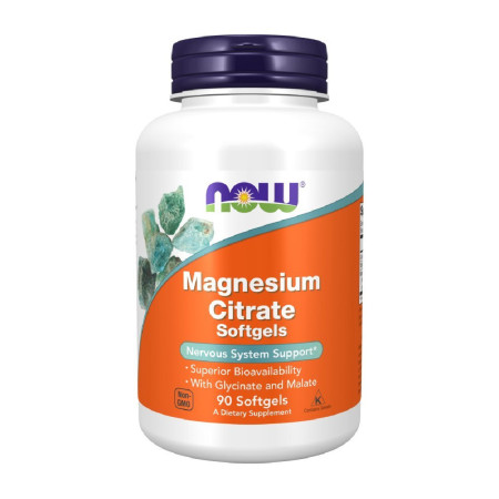 Now Magnesium Citrate 90 softgels