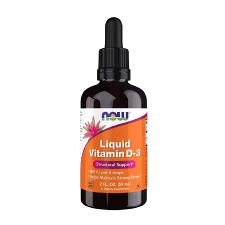 Now Liquid Vitamin D3 400 IU 59ml