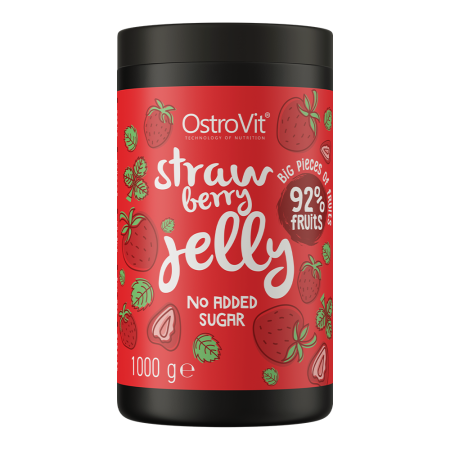 OstroVit Strawberry Jelly Owoce w żelu 1000 g