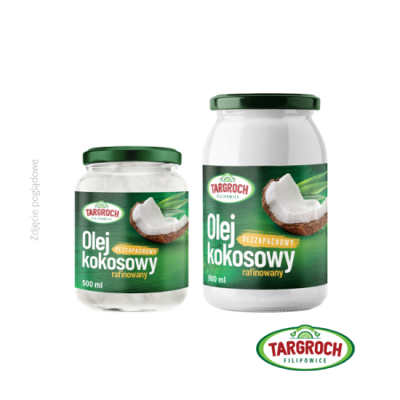 Targroch Olej Kokosowy Rafinowany - Bezzapachowy