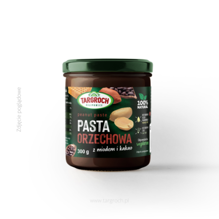 Targroch Pasta Orzechowa Miód + Kakao 300 g