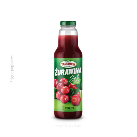 Targroch Sok Żurawina 100% 750 Ml