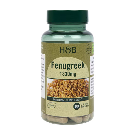 Holland & Barrett Fenugreek 1830mg 90 kaps.