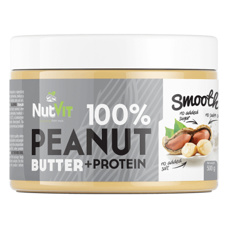 Nutvit 100% Peanut Butter + Protein 500g