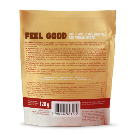 Diet Food Bio Vegan Bites FEEL GOOD z prebiotykiem 120 g