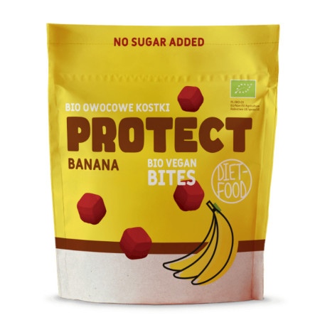 Diet Food Bio Vegan Bites PROTECT banan 120 g