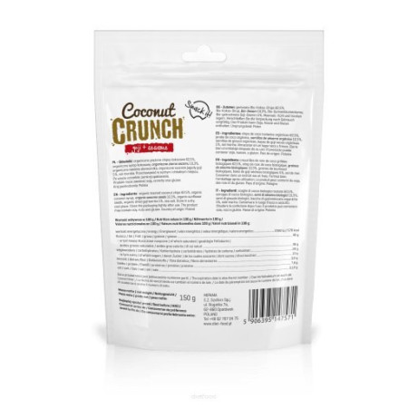 Diet Food Bio Kokosowy Crunch z Jagodami Goji i Sezamem 150 g