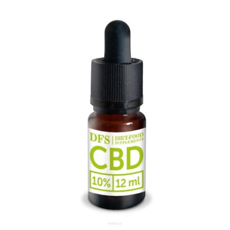 Diet Food Olejek CBD 10% - Ekstrakt z kwiatów konopi siewnych 12 ml