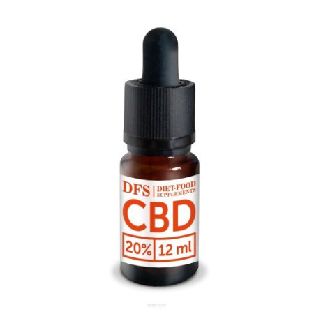 Diet Food Olejek CBD 20% - Ekstrakt z kwiatów konopi siewnych 12 ml