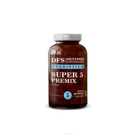 Diet Food Probiotyk Super 5 Premix 60 kaps.