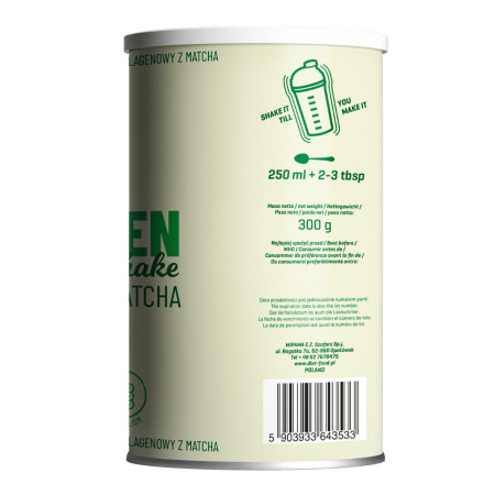 Diet Food Diet-Food BEAUTY KOLAGEN SHAKE MATCHA 300 g