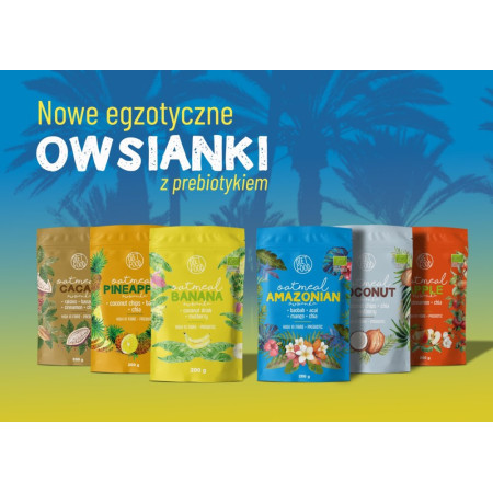 Diet Food Diet-Food BIO OWSIANKA ANANAS Z PROBIOTYKIEM 200 g