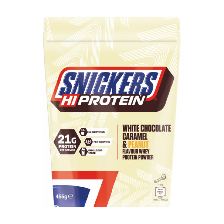 Snickers HI Protein Whey White Chocolate Caramel & Peanut 455g