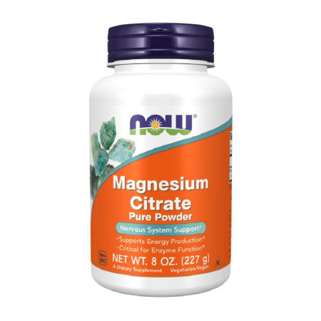 Now Magnesium Citrate Pure Powder 227g