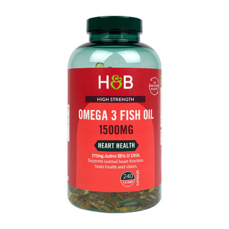 Holland & Barrett Omega 3 Fish Oil 1500mg 240 soft