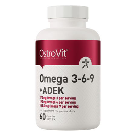 OstroVit Omega 3-6-9 + ADEK 60 kaps.