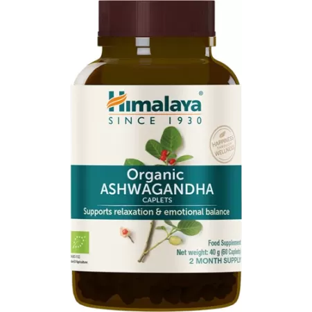 Himalaya Organic Ashwagandha 60 caps.