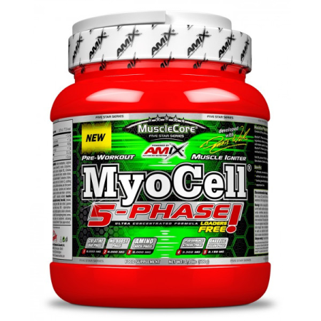 Amix muscleco myocell 5 phase 500g cytryna-limonka