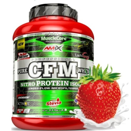 Amix musclecore CFM nitro whey 1000g strawb-jogurt