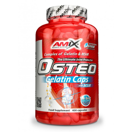 Amix osteo gelatine msm 400 kaps.