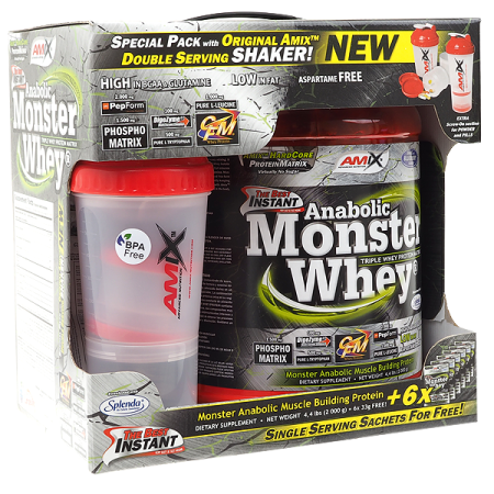 Amix anabolic monster whey box 2200 g