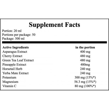 4+ Nutrition H2O Xpell+ Drena 500ml