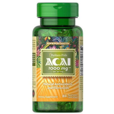 Puritan's Pride Acai 1000mg 60 softgels