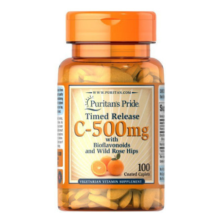 Puritan's Pride Vitamin C Bioflavonoids & Wild Rose Hips 100 caplets