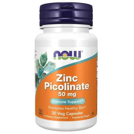 Now Zinc Picolinte 50mg 30 vege caps.