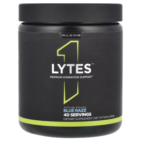 Rule One Lytes Blue Razz 240 g