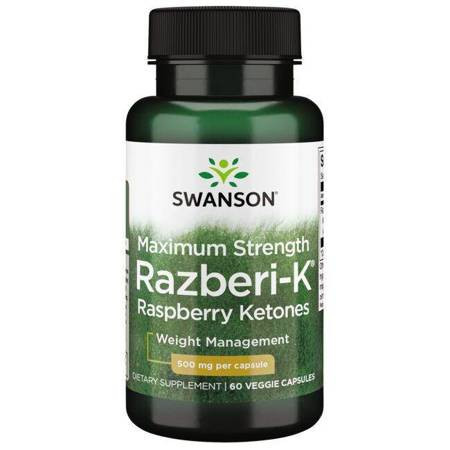 Swanson Razberi-K (Ketony Malinowe) 500mg 60 kaps. |OSA SPORT|