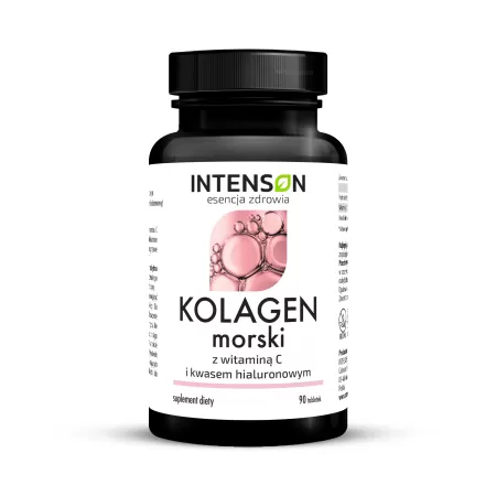 Intenson kolagen morski wit C hialuron 90 tabletek