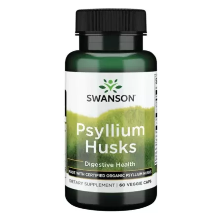 Swanson Psyllium Husks 60 vege kaps.