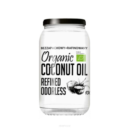 Diet Food Bio olej kokosowy rafinowany 1000ml