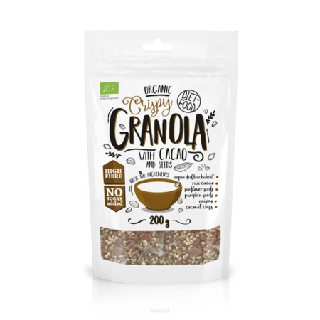 Diet Food Bio granola z kakao 200g