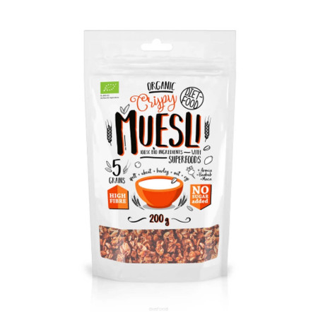 Diet Food Bio muesli crunch z superfoodami (pieczone) 200g