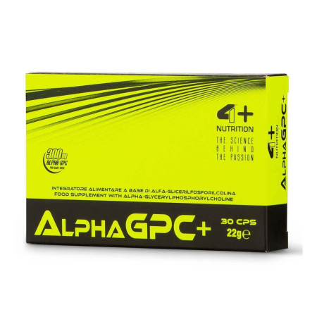 4+ Nutrition Alpha GPC+  30 kaps.