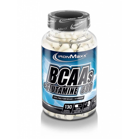 IronMaxx BCAA + Glutamin 130 kaps.