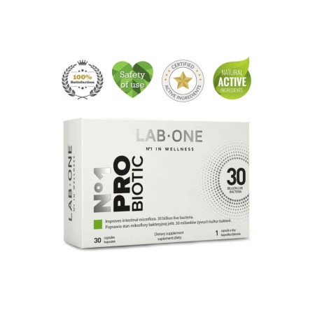 LAB ONE Nr1 ProBiotic 30 kaps.