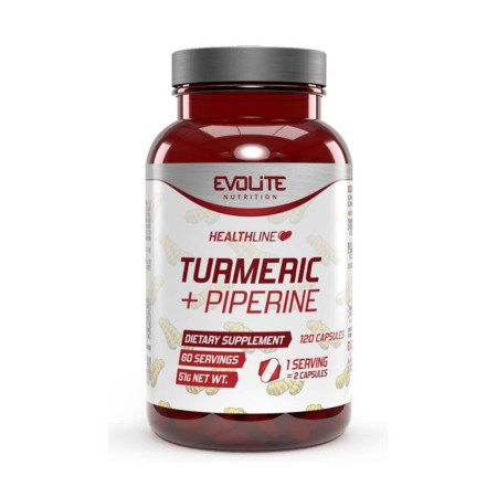 Evolite Turmeric + Piperine 120 kaps.