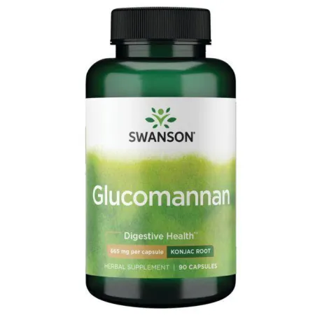 Swanson Glucomannan 665 mg 90 kaps. Swanson Glucomannan 665 mg 90 kaps.