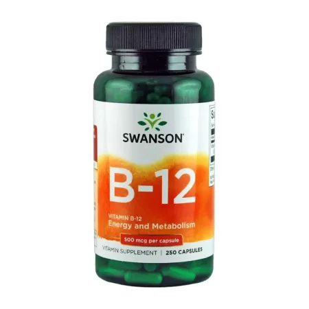 Swanson Vitamin B-12 500mcg 250 kaps.