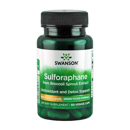 Swanson Sulforaphane 400mcg 60 vege kaps.