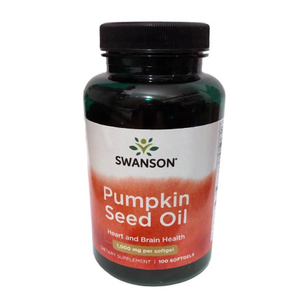 Swanson Pumpkin Seed Oil 1000mg 100 softgels