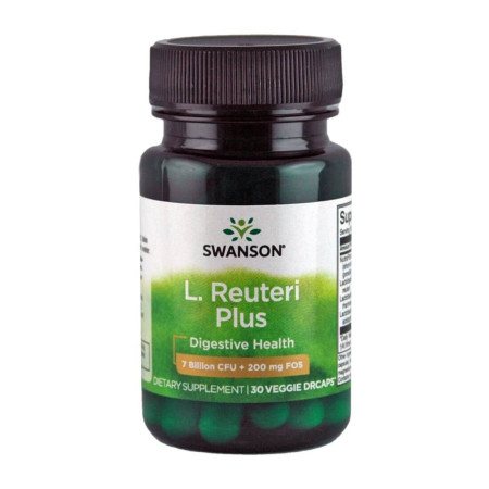 Swanson Probiotics L. Reuteri Plus 30 vege kaps.