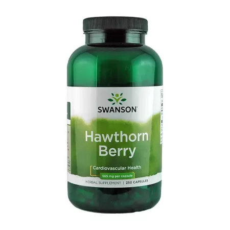 Swanson Hawthorn Berry 565mg 250 kaps.