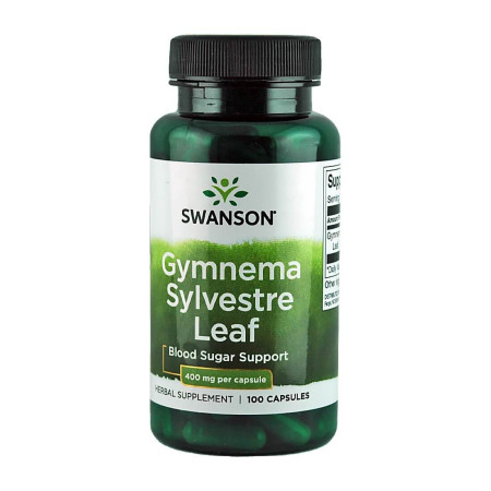 Swanson Gymnema Sylvestre Leaf 400mg 100 kaps.