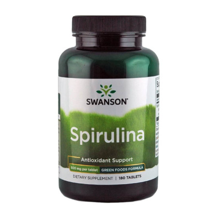 Swanson Spirulina 500mg 180 tabl.